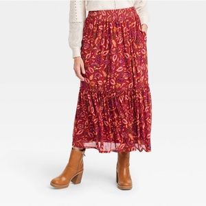 Knox Rose NWT Floral Skirt - size 1X